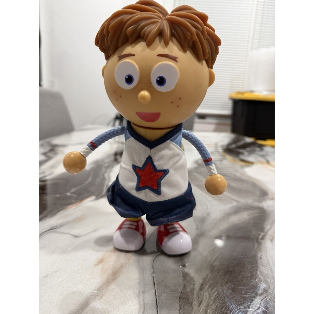 Tickety Toc Talking Tommy Doll Figure Poseable Arms Legs Toys R Us 2013 TESTED